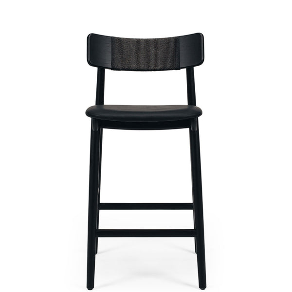 napoleon highback kitchen bar stool black 