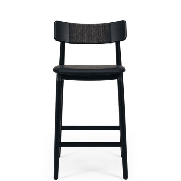 napoleon highback breakfast bar stool black 