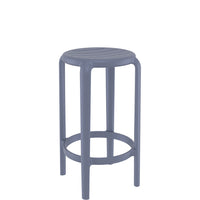 siesta tom bar stool 65cm dark grey 1