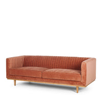 madagascar 3 seater sofa amber rose 1