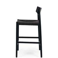veloster highback wooden bar stool black 2