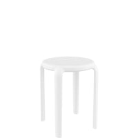 siesta tom bar stool 45cm white 1
