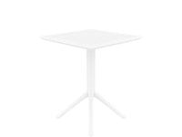 siesta sky square folding table white 1