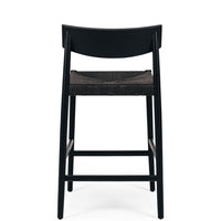 veloster highback wooden bar stool black 3