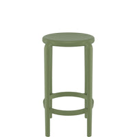 siesta tom bar stool 65cm olive green 2
