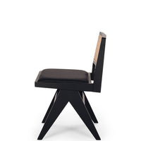 classic wooden chair black oak 2