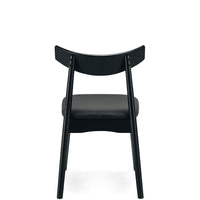 estal dining chair black oak 3