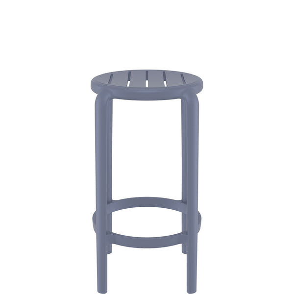 tom breakfast bar stool 65cm dark grey