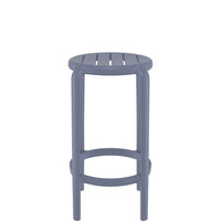 siesta tom bar stool 65cm dark grey