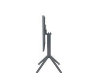 siesta sky square folding table charcoal 7