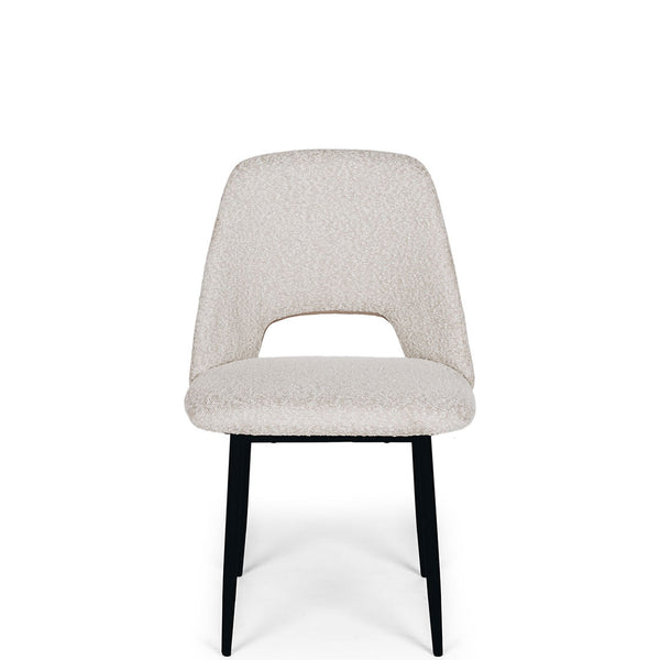 vermont dining chair pumice boucle