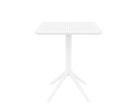 siesta sky square folding table white 7