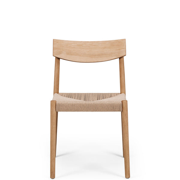 veloster dining chair natural