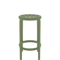 siesta tom bar stool 65cm olive green