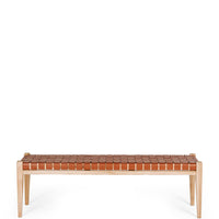 FUSION WOODEN BENCH SEAT "TAN"