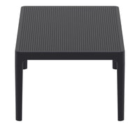 siesta sky lounge outdoor table black 1