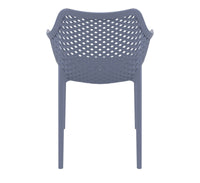 siesta air xl commercial chair dark grey 4