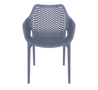 siesta air xl commercial chair dark grey 1