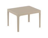 sky side outdoor coffee table taupe 1