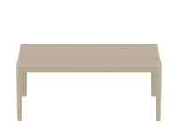 sky lounge outdoor table taupe 2
