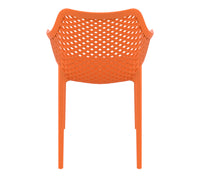 siesta air xl commercial chair orange 4