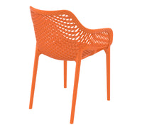 siesta air xl commercial chair orange 3
