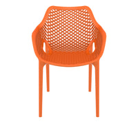 siesta air xl commercial chair orange 1