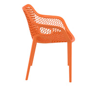 siesta air xl commercial chair orange 2