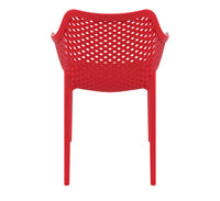 siesta air xl commercial chair red 4