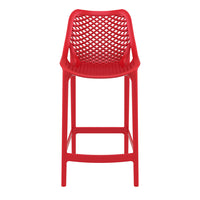 siesta air breakfast bar stool 65cm red 5