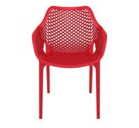 siesta air xl commercial chair red 1