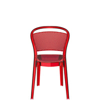 siesta bee outdoor chair red transparent 4