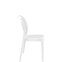 siesta bee commercial chair gloss white 2