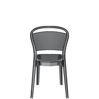 siesta bee commercial chair transparent black 1