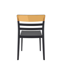 siesta moon chair black/amber 3