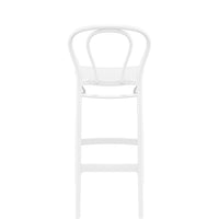 siesta victor bar stool 75cm white 2