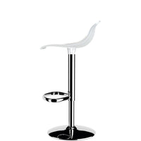 siesta aria breakfast bar stool gloss white 2