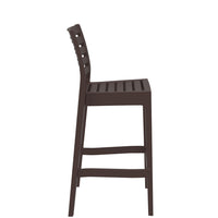 siesta ares outdoor bar stool 75cm brown 1