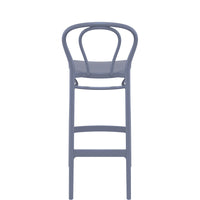 siesta victor bar stool 75cm dark grey 1