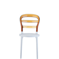 siesta miss bibi chair white/amber