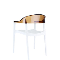 siesta carmen chair amber/white 2