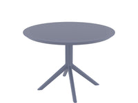 siesta sky round table dark grey 1