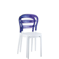 siesta miss bibi chair white/violet 4