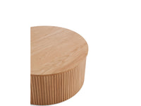 telsa round wooden coffee table 2