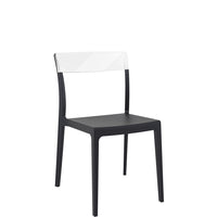 siesta flash chair black/clear 1