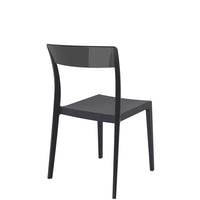 siesta flash commercial chair black/black 3