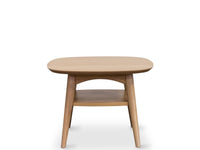sienna wooden lamp table