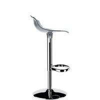 siesta aria kitchen bar stool transparent clear 2