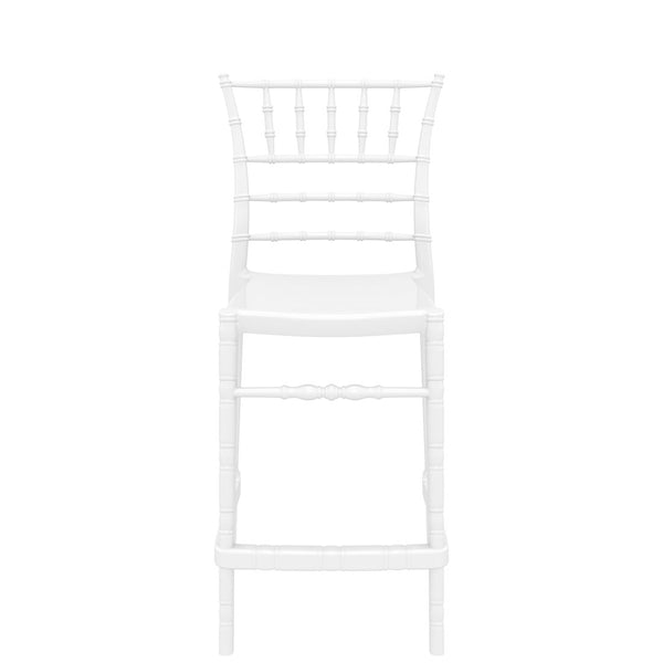 siesta chiavari bar stool 65cm white