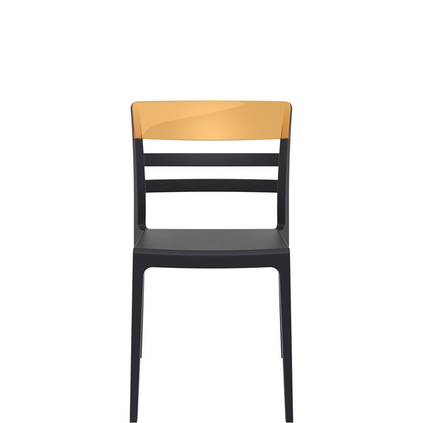 siesta moon chair black/amber